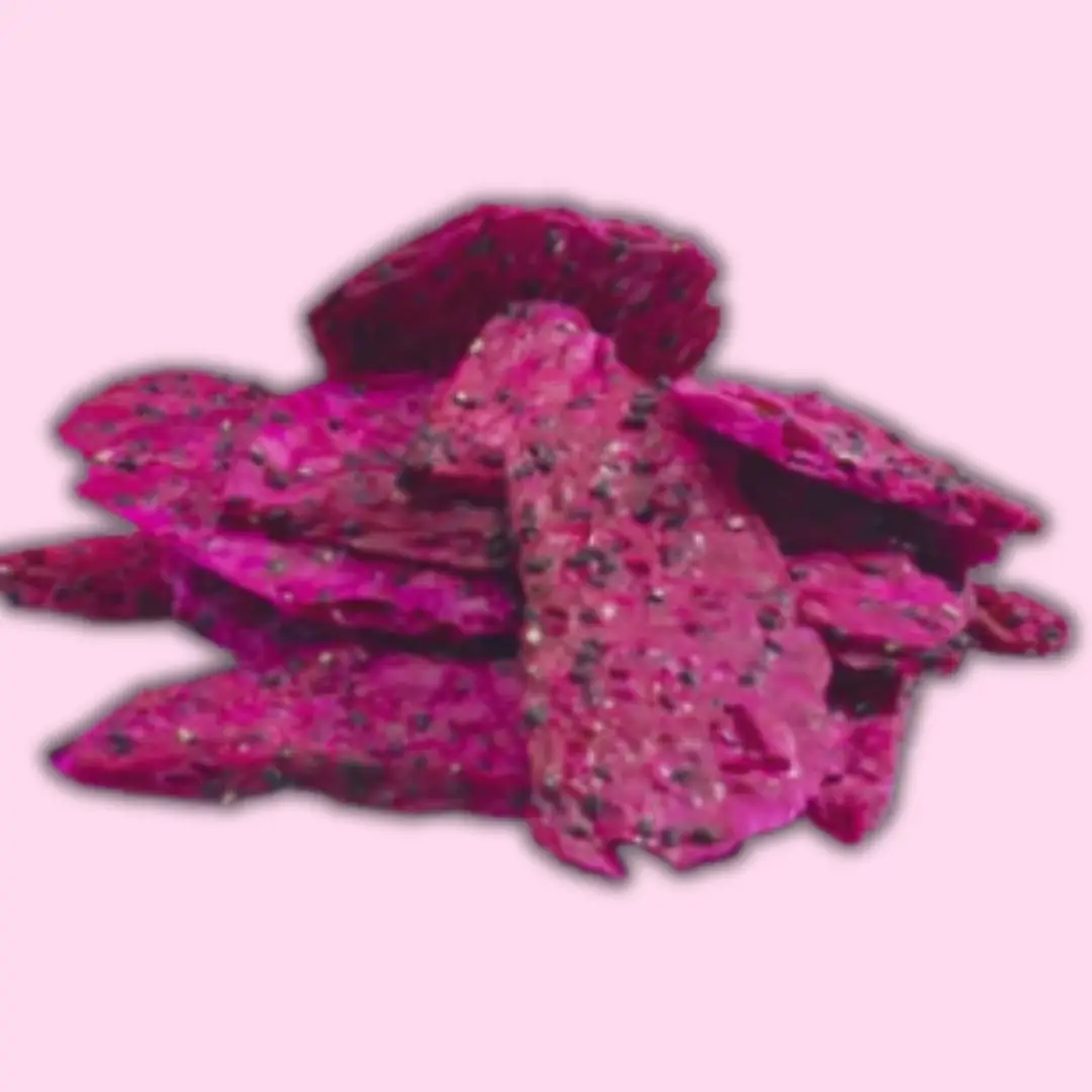 Dried Dragon Fruit Chips Snack Pack: Gluten Free
