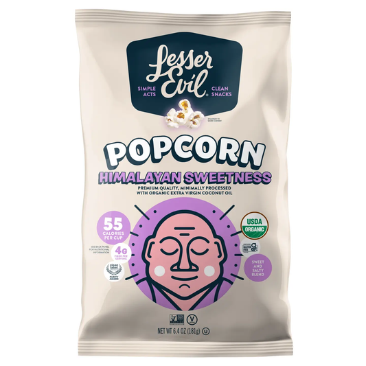 Lesser Evil Organic Popcorn Himalayan Sweetness