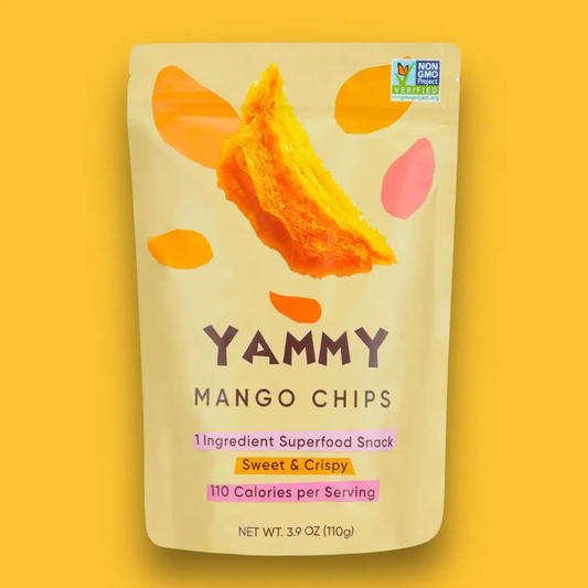 Dried Mango Chips Snack Pack: Gluten Free, Vegan